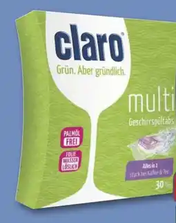 Combi Claro Geschirrspülmittel Tabs aanbieding