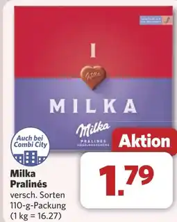 Combi Milka Pralinés aanbieding