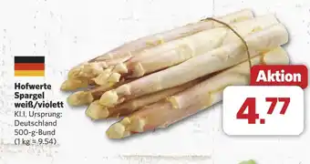 Combi Hofwerte Spargel weiß/violett aanbieding
