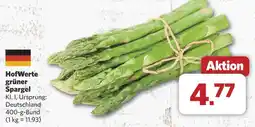 Combi HofWerte grüner Spargel aanbieding