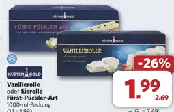 Combi Vanillerolle oder Eisrolle Fürst-Pückler-Art aanbieding