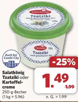 Combi Salatkönig Tzatziki oder Kartoffel- creme aanbieding