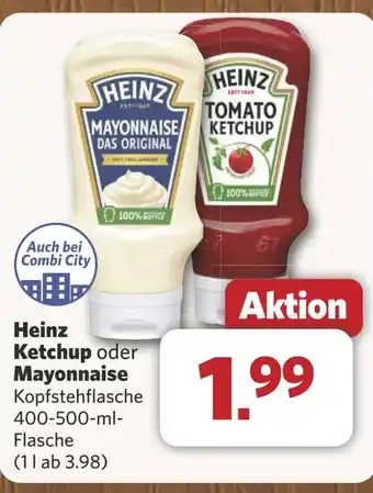 Combi Heinz Ketchup oder Mayonnaise aanbieding