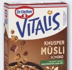 Combi Dr. Oetker Vitalis Müsli aanbieding