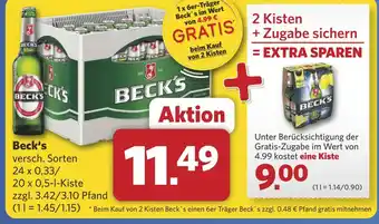 Combi Beck's aanbieding