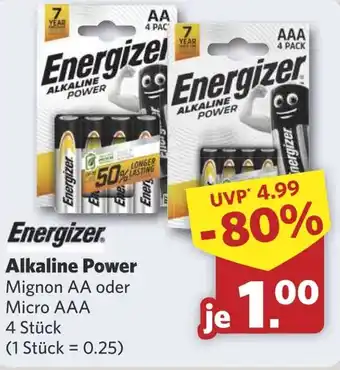 Combi Alkaline Power aanbieding