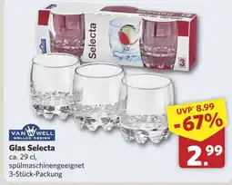 Combi Glas Selecta aanbieding