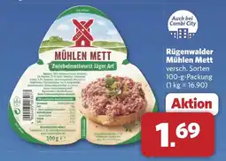 Combi Rügenwalder Mühlen Mett aanbieding