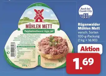 Combi Rügenwalder Mühlen Mett aanbieding