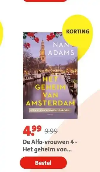 Bruna De Alfa-vrouwen 4 - Het geheim van Amsterdam aanbieding