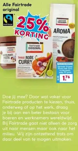 Boon`s Markt Alle Fairtrade aanbieding