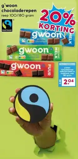Boon`s Markt g'woon chocoladerepen aanbieding