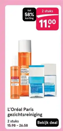 Etos L'Oréal Paris gezichtsreiniging aanbieding