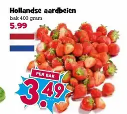 Boon`s Markt Hollandse aardbeien aanbieding