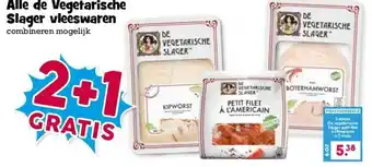 Boon`s Markt Alle de Vegetarische Slager vleeswaren aanbieding
