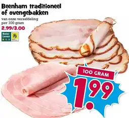 Boon`s Markt Beenham traditioneel of ovengebakken aanbieding