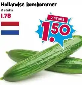 Boon`s Markt Hollandse komkommer aanbieding