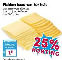 Boon`s Markt Plakken kaas van het huis aanbieding