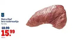 Makro Metro Chef lers runderezeltje aanbieding