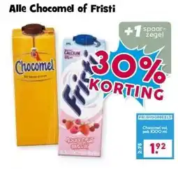Boon`s Markt Alle Chocomel of Fristi aanbieding