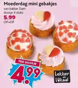 Boon`s Markt Moederdag mini gebakjes aanbieding