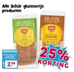 Boon`s Markt Alle Schär glutenvrije producten aanbieding