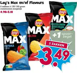 Boon`s Markt Lay's Max en/of Flavours aanbieding
