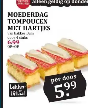 Boon`s Markt MOEDERDAG TOMPOUCEN MET HARTJES aanbieding