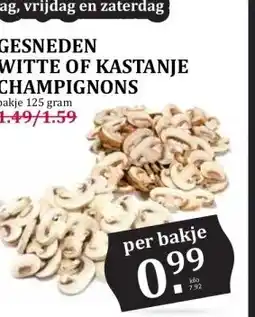 Boon`s Markt GESNEDEN WITTE OF KASTANJE CHAMPIGNONS aanbieding