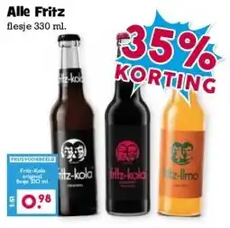 Boon`s Markt Alle Fritz aanbieding