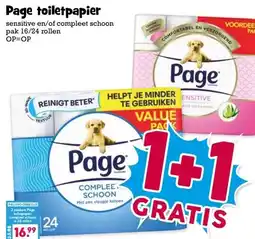Boon`s Markt Page toiletpapier aanbieding