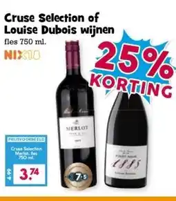 Boon`s Markt Cruse Selection of Louise Dubois wijnen aanbieding