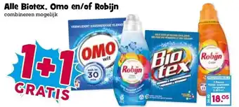 Boon`s Markt Alle Biotex, Omo en/of Robijn aanbieding