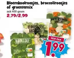 Boon`s Markt Bloemkoolroosjes, broccoliroosjes of groentemix aanbieding