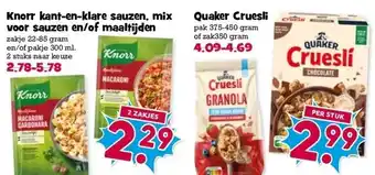 Boon`s Markt voor sauzen en/of maaltijden aanbieding