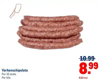 Makro Varkenschipolata aanbieding