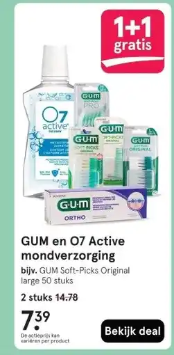 Etos GUM en 07 Active mondverzorging aanbieding