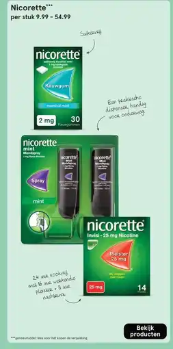 Etos Nicorette*** aanbieding