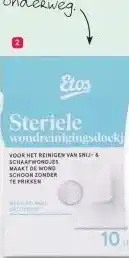 Etos Etos steriele wondreinigingsdoekjes** 10 doekjes aanbieding