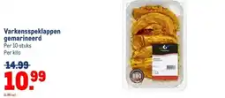 Makro Varkensspeklappen gemarineerd aanbieding