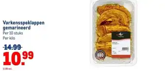 Makro Varkensspeklappen gemarineerd aanbieding