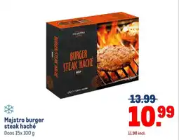 Makro Majstro burger steak haché aanbieding