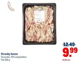 Makro Streaky bacon aanbieding