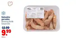 Makro Gekookte garnalen aanbieding