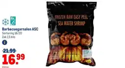 Makro Barbecuegarnalen ASC aanbieding
