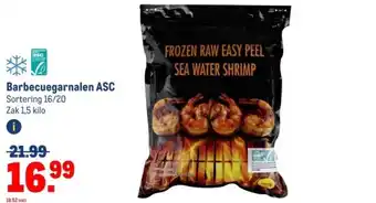 Makro Barbecuegarnalen ASC aanbieding