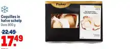 Makro Coquilles in halve schelp aanbieding