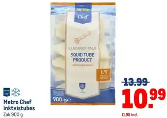 Makro Metro Chef inktvistubes aanbieding