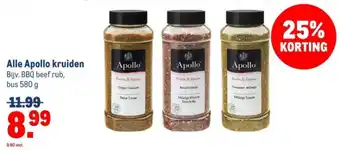 Makro Alle Apollo kruiden aanbieding