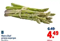 Makro Metro Chef groene asperges aanbieding
